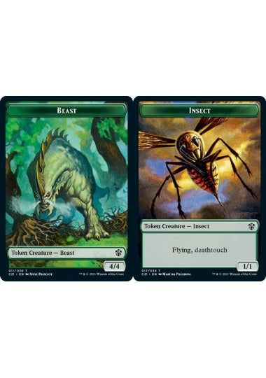 (英)ビーストトークン / Beast Token No.011 - 昆虫トークン / Insect Token【C21-TOKEN】 No.017
