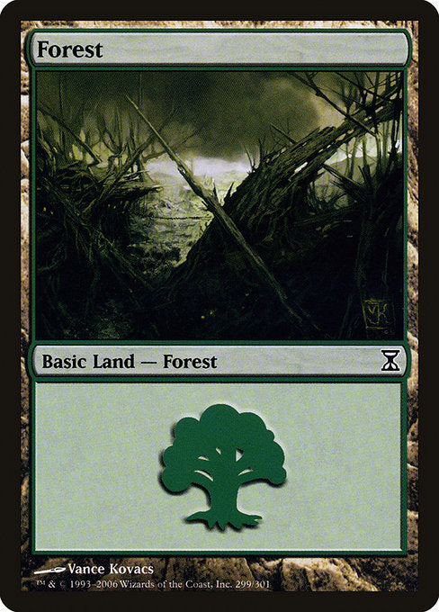 (英)【Foil】森 / Forest【TSP】 No.299