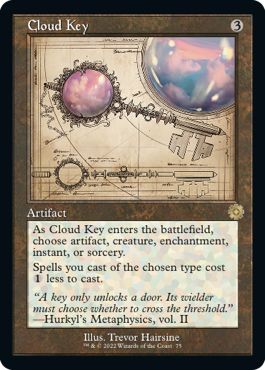 (英)【Foil】雲の鍵 / Cloud Key【BRR】設計図カード No.075