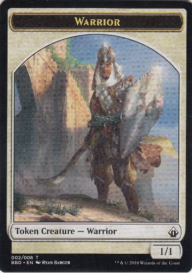 (英)戦士トークン / Warrior Token【BBD-TOKEN】 No.002