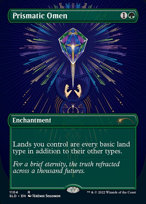 (英)【Foil】虹色の前兆 / Prismatic Omen【SLD】The Space Beyond the Stars No.1104
