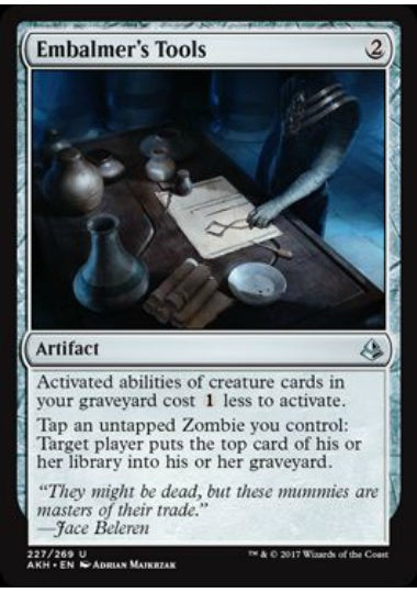 (英)【Foil】不朽処理者の道具 / Embalmer's Tools【AKH】 No.227