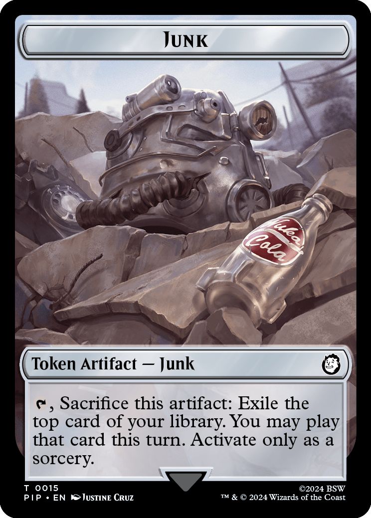 (英)ジャンクトークン / Junk Token No.015 - 飛行機械トークン / Thopter Token【PIP-TOKEN】 No.017