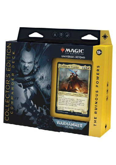 (英)ウォーハンマー40,000統率者デッキ「禍つ神々の力」 Collector's Edition / Warhammer 40,000 Commander Deck "The Ruinous Powers" Collector's Edition【BOX】 ※発送方法は「ゆうパック」を選択してください。