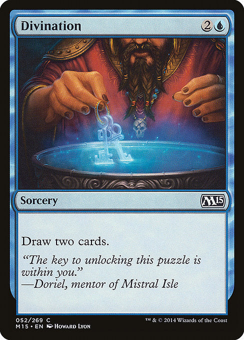 (英)【Foil】予言 / Divination【M15】 No.052