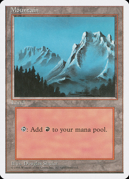 (英)山 / Mountain【4ED】 (BlueMt) No.373