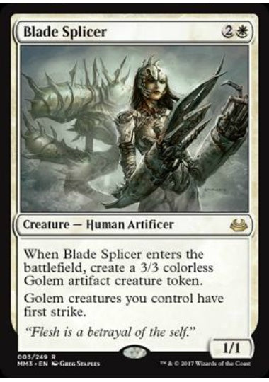(英)【Foil】刃の接合者 / Blade Splicer【MM3】 No.003
