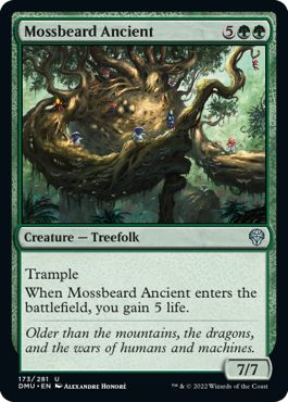 (英)【Foil】古き苔髭 / Mossbeard Ancient【DMU】 No.173