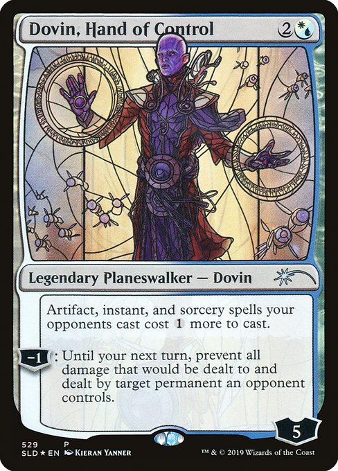 (英)【Foil】支配の片腕、ドビン / Dovin, Hand of Control【SLD】Stained-Glass Planeswalkers No.529