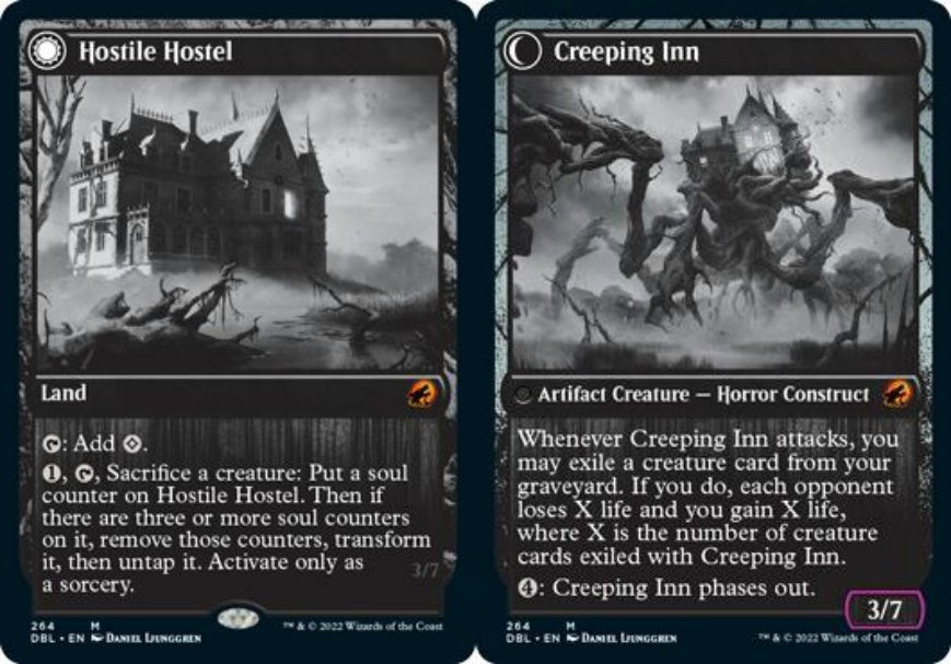 (英)【Foil】敵意ある宿屋 / Hostile Hostel - 忍び寄る旅館 / Creeping Inn【DBL】 No.264