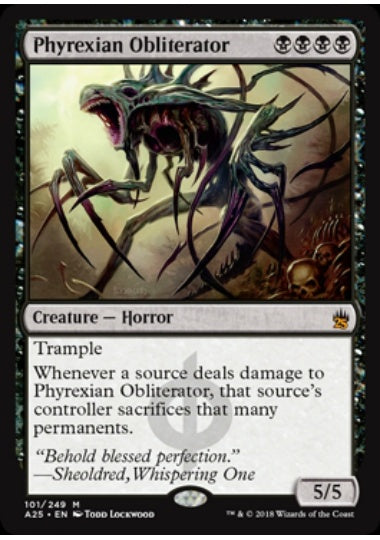 (英)ファイレクシアの抹消者 / Phyrexian Obliterator【A25】 No.101
