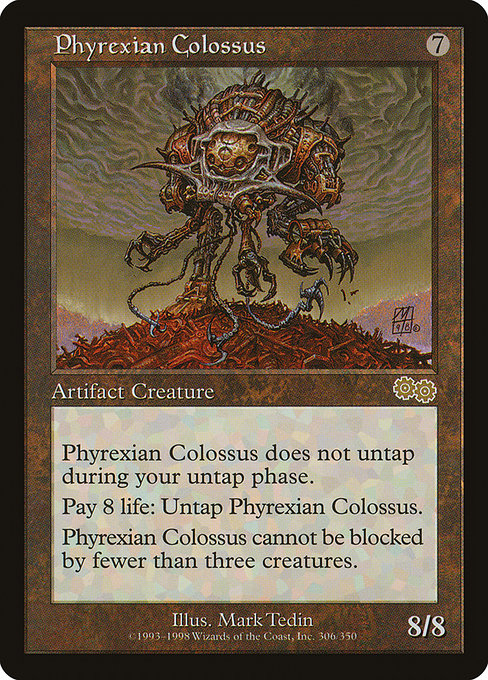 (英)ファイレクシアの巨像 / Phyrexian Colossus【USG】 No.305
