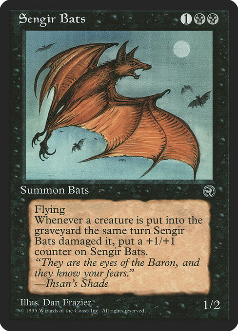(英)Sengir Bats 【HML】 (飛ぶコウモリ) No.057A
