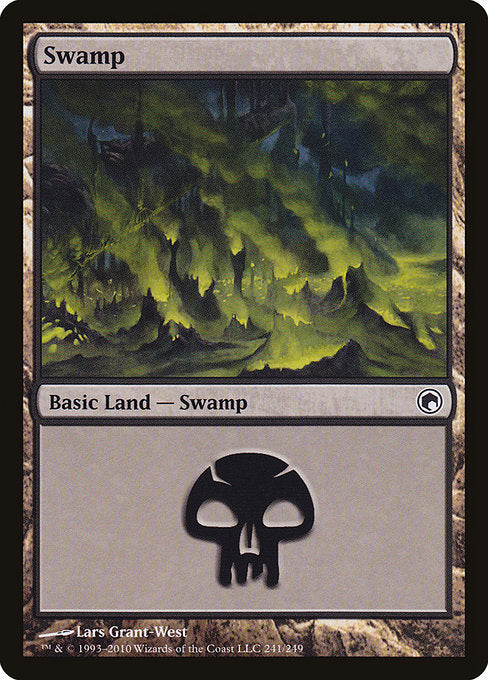 (英)【Foil】沼 / Swamp【SOM】 No.241