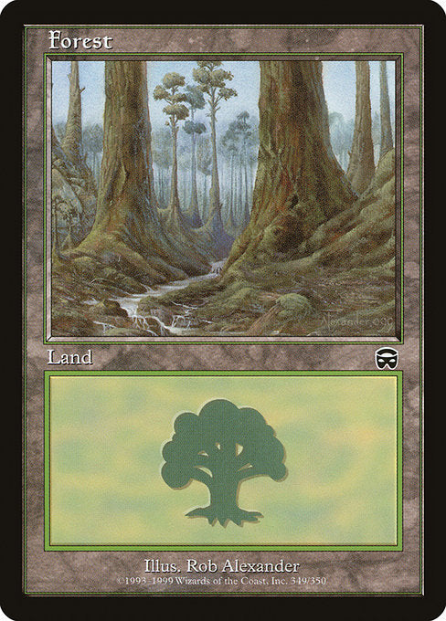 (英)【Foil】森 / Forest【MMQ】 No.349
