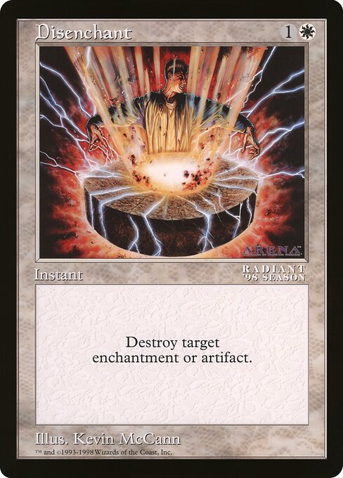 (英)解呪 / Disenchant【PRM】 アリーナプロモ 【Oversized Card】 BIG-PRM-056 ※トーナメントで使用することはできません。