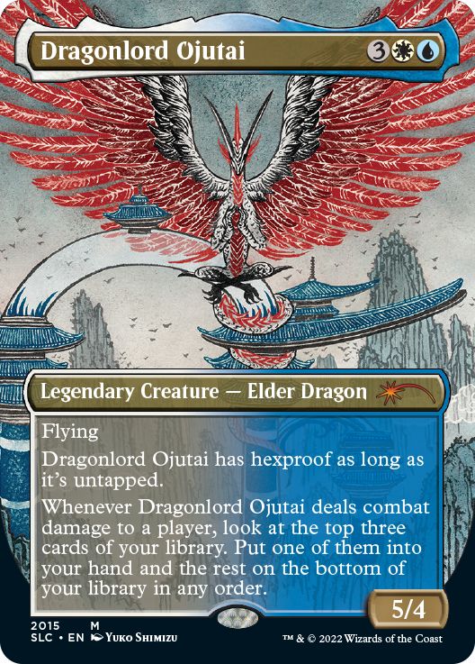 (英)【Foil】龍王オジュタイ / Dragonlord Ojutai【SLC】30th Anniversary Countdown Kit No.2015