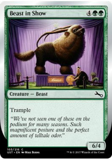 (英)【Foil】Beast in Show 【UST】 (We've not)No.103B