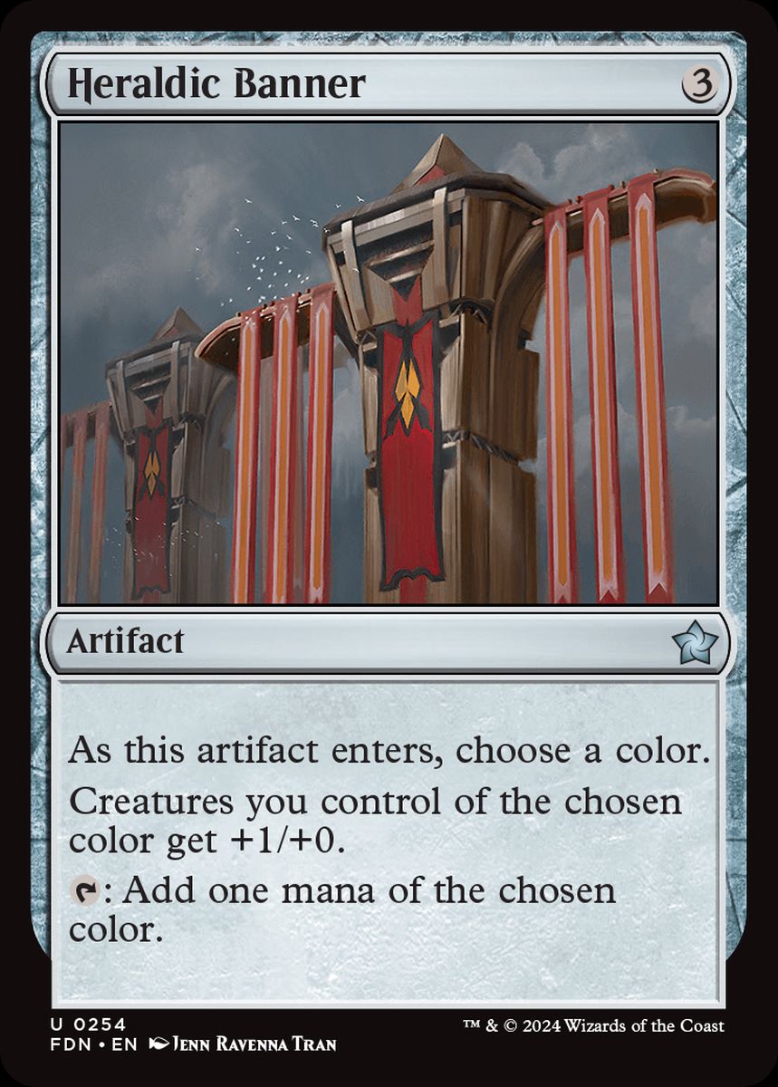 (英)【Foil】紋章旗 / Heraldic Banner【FDN】 No.254