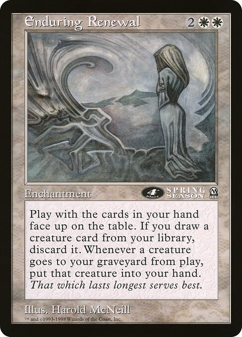 (英)永劫の輪廻 / Enduring Renewal【PRM】 アリーナプロモ 4th Place 【Oversized Card】 BIG-PRM-050 ※トーナメントで使用することはできません。