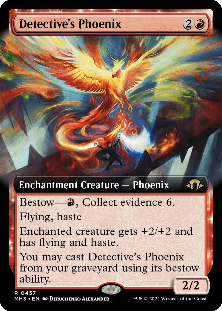 (英)【Foil】探偵のフェニックス / Detective's Phoenix ★拡張枠★ 【MH3】 No.457