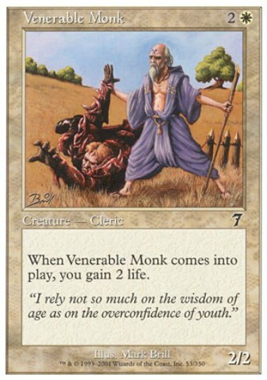 (英)ありがたい老修道士 / Venerable Monk【7ED】 No.053