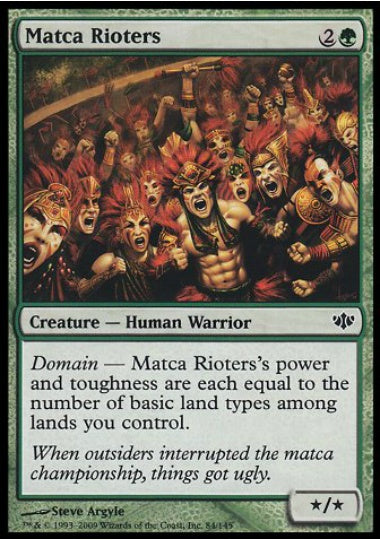 (英)【Foil】マトカの暴動者 / Matca Rioters【CON】 No.084