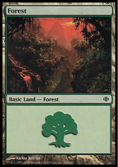 (英)【Foil】森 / Forest【ALA】 No.246
