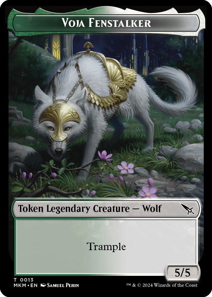 (英)ヴォジャ・フェンストーカートークン / Voja Fenstalker Token【MKM-TOKEN】 No.013