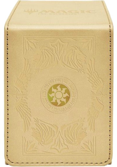 【サプライ】 ウルトラプロ MTG マナ7ライン アルコーブフリップデッキボックス 平地 / Ultra PRO MTG Mana 7 Alcove Flip Deck Box Plains ※発送方法は「ゆうパック」を選択してください。