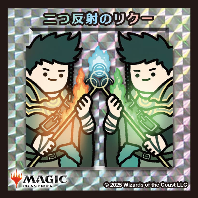 ちびキャラシール ナーセット お花見 ver.(シルバー)