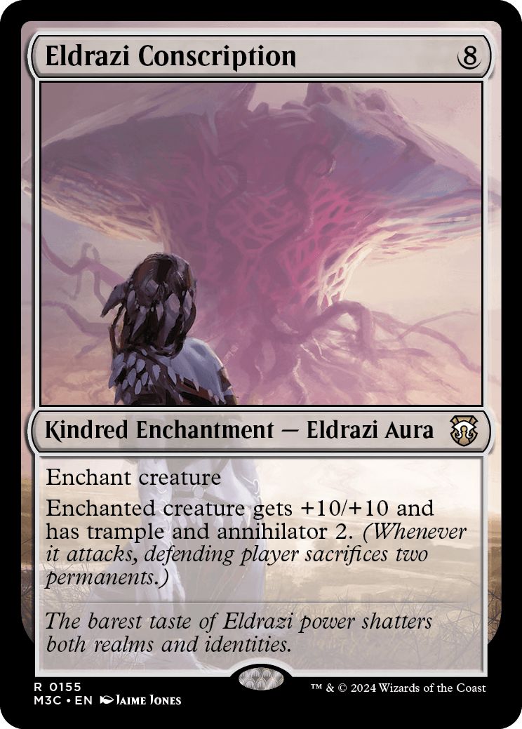 (英)エルドラージの徴兵 / Eldrazi Conscription【M3C】 No.155