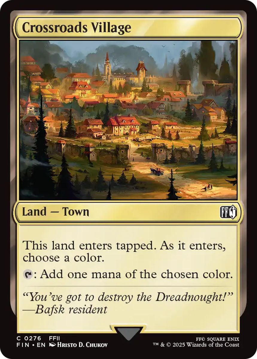 (英)【Foil】要衝の村 / Crossroads Village【FIN】 No.276