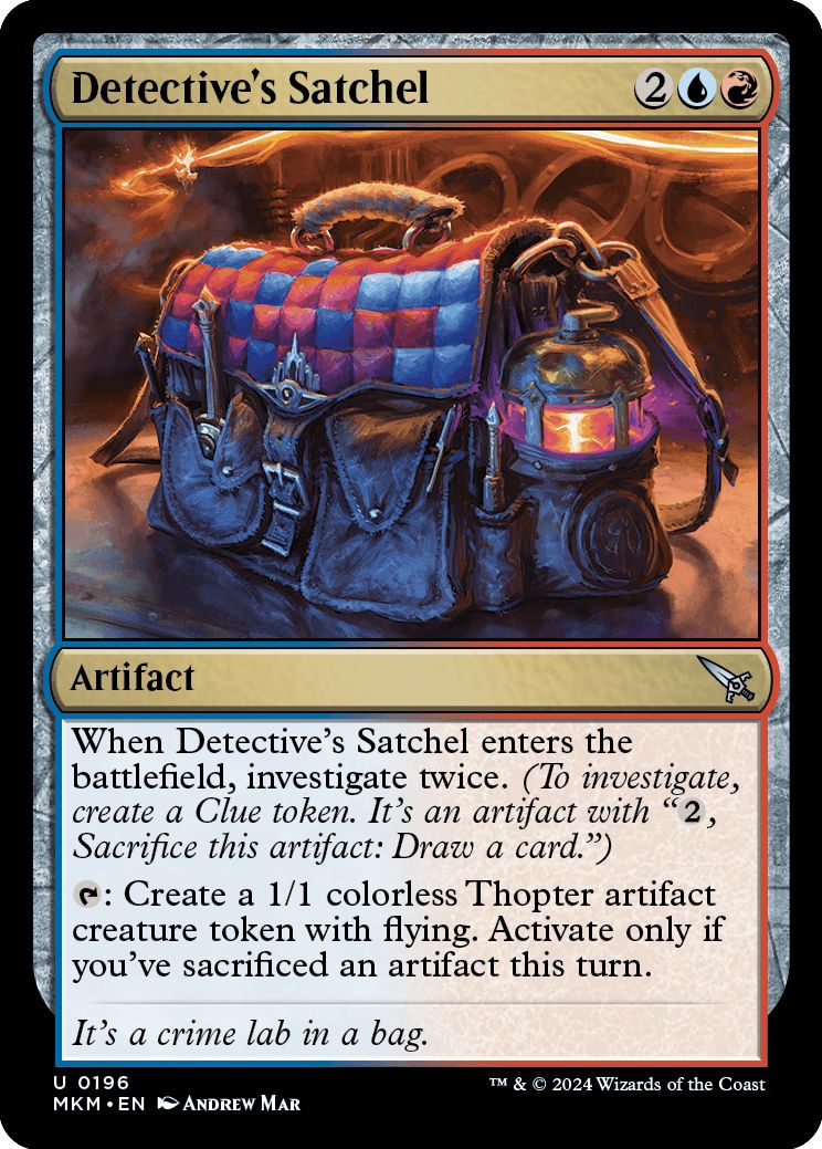 (英)探偵鞄 / Detective's Satchel【MKM】 No.196