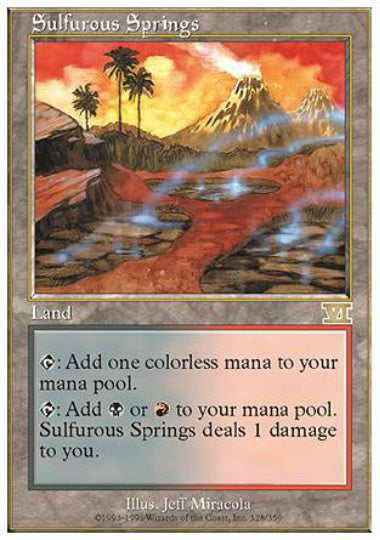 (英)硫黄泉 / Sulfurous Springs【6ED】 No.328