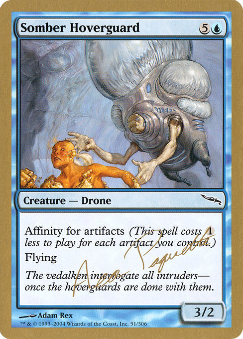 (英)厳粛な空護り / Somber Hoverguard【WC04】 World Championship Decks 2004 Aeo Paquette 金枠 No.026