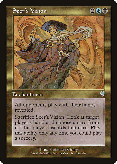 (英)【Foil】予見者の幻視 / Seer's Vision【INV】 No.270