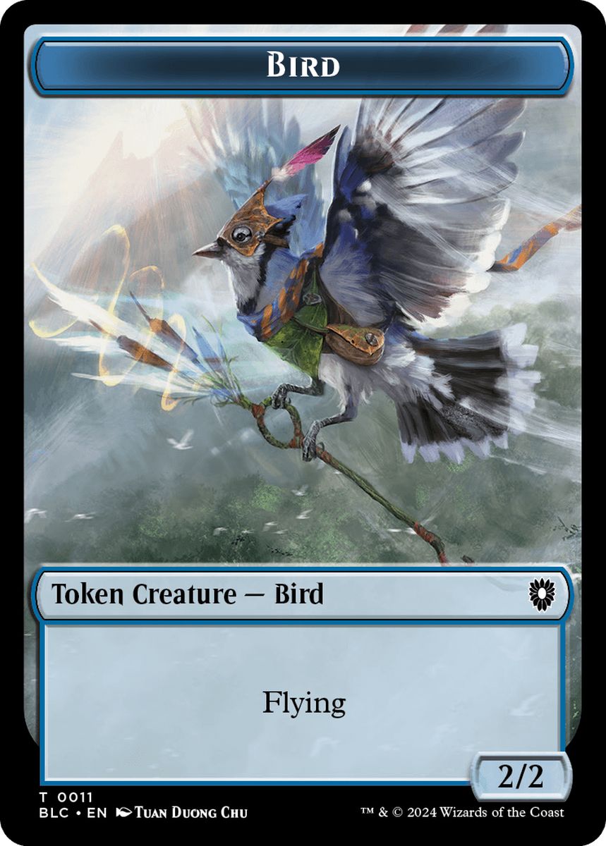 (英)鳥トークン / Bird Token No.011 - 魚トークン / Fish Token【BLC-TOKEN】 No.007