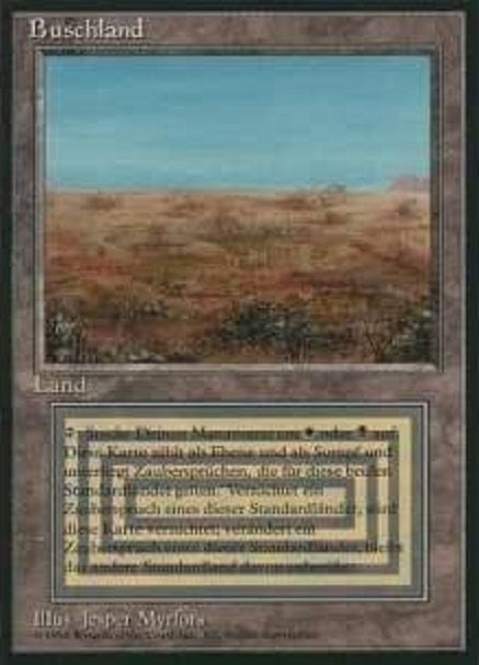 (ドイツ語)Buschland / Scrubland【3ED】 黒枠 No.286