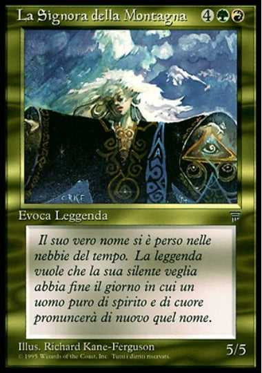 (イタリア語)La Signora della Montagna / The Lady of the Mountain【LEG】 No.263