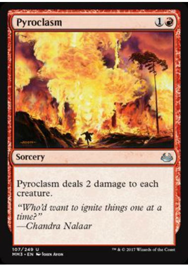 (英)【Foil】紅蓮地獄 / Pyroclasm【MM3】 No.107