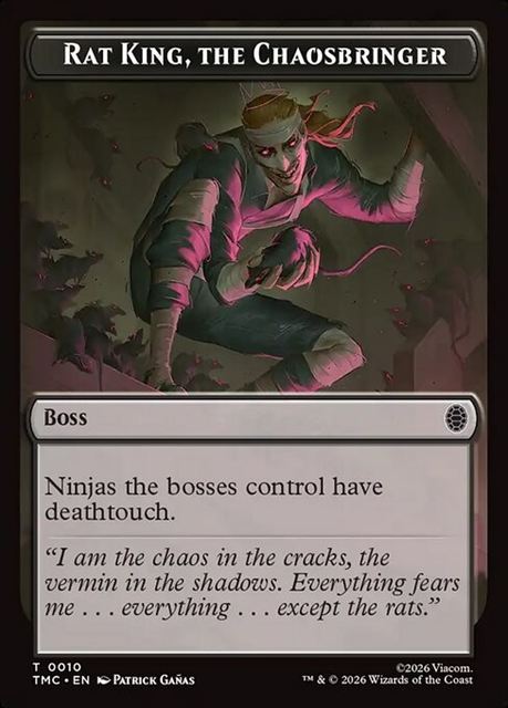(英)Rat King, the Chaosbringer 【TMC-TOKEN】 No.010