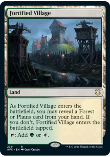 (英)要塞化した村 / Fortified Village【AFC】 No.239