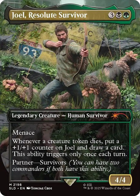 (英)【Foil】Joel, Resolute Survivor【SLD】 Secret Lair x The Last of Us Part I No.2198