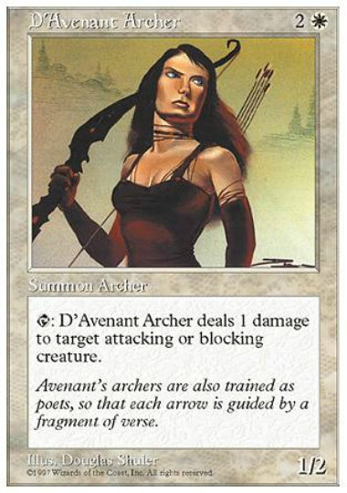 (英)ダブナントの射手 / D'Avenant Archer【5ED】 No.023