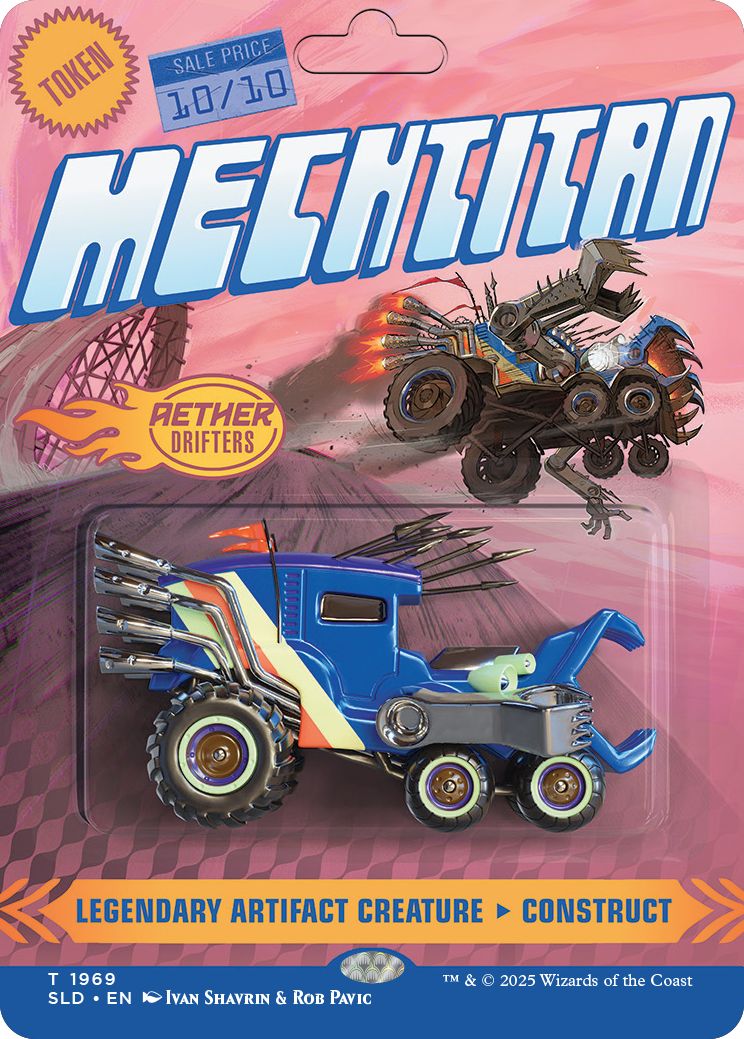 (英)【Foil】メカ巨神トークン / Mechtitan Token【SLD】Aether Drifters No.1969