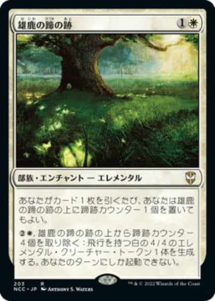 (日)雄鹿の蹄の跡 / Hoofprints of the Stag【NCC】 No.203