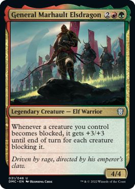 (英)【Foil】竜公マーホルト将軍 / General Marhault Elsdragon【DMC】 No.031