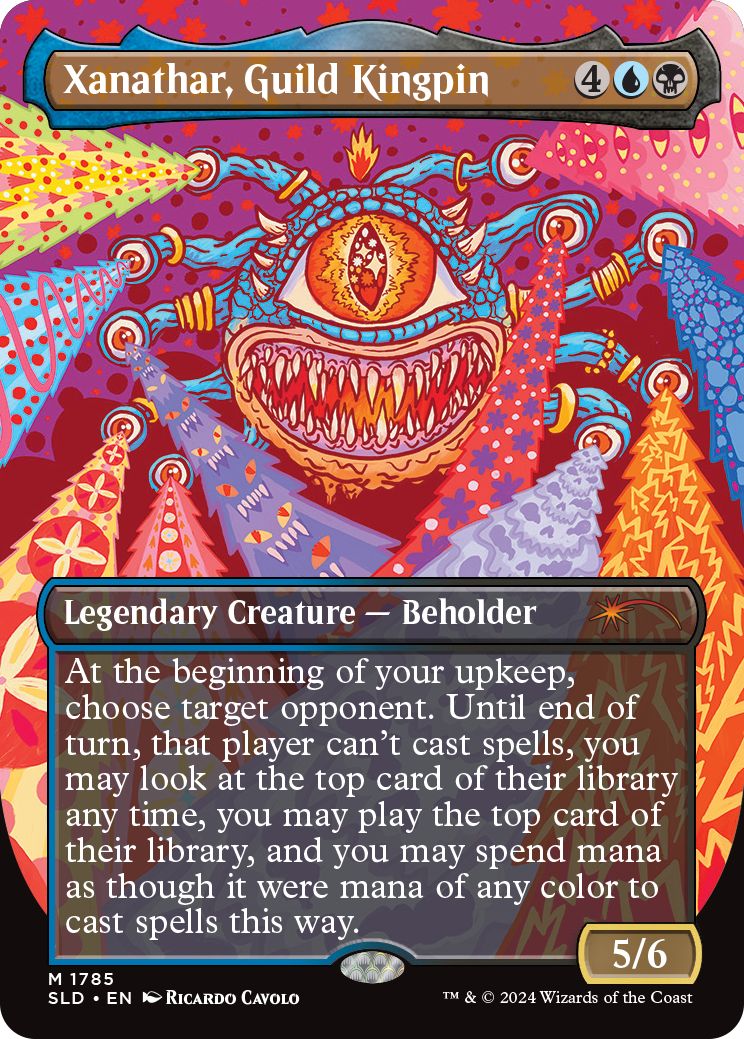 (英)【Foil】ギルドの重鎮、ザナサー / Xanathar, Guild Kingpin【SLD】Death Is in the Eyes of the Beholder I No.1785