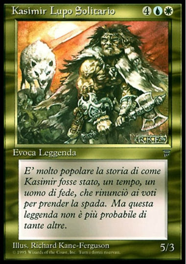 (イタリア語)Kasimir Lupo Solitario / Kasimir the Lone Wolf【LEG】 No.237